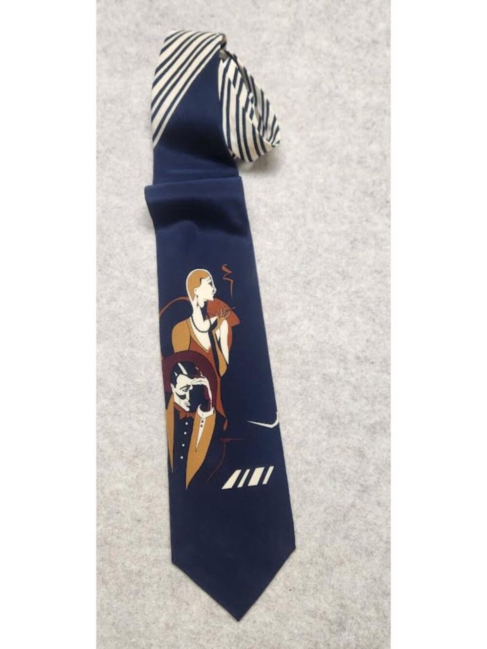 Ted Lapidus 100% Silk Made in Italy Men's Necktie Vintage